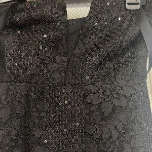 Elegant Black Lace Dress